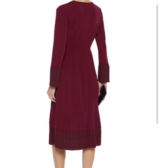 Iris and Ink burgundy dress - Picture 2 of 9